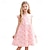 preiswerte Kleider-kinderkleidung Mädchen Kleid Graphic Ärmellos Party Outdoor Casual Modisch Täglich Baumwolle Sommer Frühling 2-13 Jahre Weiß Gelb Rosa
