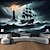 levne krajinářský gobelín-pirátská loď visící gobelín nástěnné umění velký gobelín nástěnná malba výzdoba fotografie pozadí přikrývka opona domácí ložnice dekorace obývacího pokoje