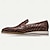 abordables Chaussures Sans Lacets &amp; Mocassins Homme-mocassins pour hommes mules romaines rétro vintage penny en cuir tissé à la main