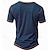 preiswerte Henley-T-Shirt für Herren-Papa-Shirts zum Vatertag, Papa-Wort, tägliches Henley-Streetstyle-T-Shirt für Herren mit 3D-Aufdruck, T-Shirt, blau, kurzärmliges Henley-Kragen-Shirt, Sommer-/Frühlingskleidung, S, M, L, XL, XXL, 3XL