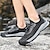 Χαμηλού Κόστους Ανδρικά Sneakers-Ανδρικά Ανδρικά παπούτσια casual Δίχτυ Περπάτημα Καθημερινό Καθημερινά Ύφασμα Αναπνέει Μποτίνια Λάστιχο Αμύγδαλο Μαύρο Γκρίζο Καλοκαίρι Άνοιξη