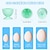 billiga Köksredskap och -apparater-silikonäggrengöringsborste, kökseffektiv äggskrubber roterande tvättrengöringsborste för färska ägg, silikonäggtvättmaskin reseborsterengöringsverktyg med torkhandduk