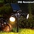 お買い得  屋外用ウォールライト-ソーラースポットライト 多機能 ダブルヘッド 屋外 防水 モーションセンサー 芝生ライト 道路脇 別荘 公園 庭 木 キャンプ 装飾 超明るい壁ライト 1個