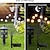 Недорогие Настенные светильники для улицы-1 шт., уличный солнечный светильник-светлячок, 8 светодиодов для двора, лужайки, дорожки, декоративный светильник, освещающий ваш двор