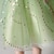 cheap Party Dresses-Kids Girls&#039; Party Dress Sequin Flower Sleeveless Wedding Special Occasion Ruched Mesh Zipper Adorable Sweet Cotton Polyester Knee-length Party Dress Summer Spring Fall 3-12 Years Green