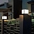 baratos Post Light-Lâmpada de coluna luminárias de poste exterior à prova d&#039;água, luzes de pilar ao ar livre, luzes de pilar quadrado ip65 luminárias de poste de vidro de alumínio à prova d&#039;água ao ar livre luzes de