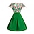 cheap Historical &amp; Vintage Costumes-Retro Vintage 1950s Rockabilly Swing Dress Flare Dress Women&#039;s A-Line Masquerade Tea Party Casual Daily Dress