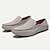 billiga Tillfällig-loafers i beige mocka för män – lätta avslappnade slip-on skor med mjuk sula för vardagskomfort