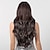 cheap Synthetic Trendy Wigs-Synthetic Wig Uniforms Career Costumes Princess Curly Wavy Middle Part Layered Haircut Machine Made Wig 26 inch Dark Brown Synthetic Hair Women&#039;s Cosplay Party Fashion Dark Brown