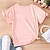 preiswerte T-Shirts &amp; Blusen-kinderkleidung Mädchen T-Shirt Blumen Casual Kurzarm Rundhalsausschnitt Täglich 7-13 Jahre Sommer Gelb Rosa Blau