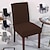 preiswerte Esszimmerstuhl-Abdeckung-Stuhlhusse für Esszimmerstühle, elastische Stuhlhusse für Hocker, Schonbezüge, 1 Stück