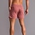 cheap Sweat Shorts-Men&#039;s Sweat Shorts Shorts Summer Shorts Embroidered Drawstring Elastic Waist Solid Color Comfort Breathable Short Outdoor Daily Fashion Casual / Sporty White Pink Micro-elastic