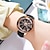 cheap Quartz Watches-SKMEI Women Quartz Watch Creative Fashion Casual Wristwatch Waterproof Decoration Leather Watch