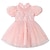 preiswerte Partykleider-kinderkleidung Mädchen Party Kleid Feste Farbe Kurzarm Hochzeit Besondere Anlässe Prinzessin Polyester abendkleider Sommer Frühling 3-12 Jahre Weiß Rosa Himmelblau