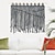 billige Macrame &amp; String gardiner-macrame vinduesgardinvægophæng vævet gobelin soveværelse køkkenbladform stuegardiner vægindretning