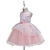 cheap Dresses-Toddler Girls&#039; Party Dress Solid Color Sleeveless Wedding Christmas Embroidered Tie Knot Active Cute Rayon Midi Tulle Dress Summer Spring Fall 1-3 Years Pink