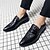 ieftine Saboți și Mocasini Bărbați-Bărbați Mocasini &amp; Balerini Pantofi de stil britanic Plimbare Casual Zilnic PU Comfortabil Cizme / Cizme la Gleznă Loafer Negru Maro Primăvară