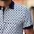 cheap Men&#039;s 3D Polo-Men&#039;s Golf Polo Shirt Knit Polo Plaid Casual Print Formal Party Outdoor Cotton Blend Short Sleeve Turndown Polo Shirts Black Summer Micro-elastic Lapel Polo