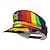 ieftine Ținute Pride-iahtul căpitanului curcubeu șapcă de marinari șosete 90 de bucăți autocolante cu tema mândriei queer lgbt lgbtq adulți unisex gay lesbian pentru parada mândriei luna mândriei petrecere carnaval