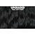 ieftine Peruci Sintetice Trendy-peruci negre pentru femei 18 inch lungime par ondulat peruci cu breton peruci sintetice de înlocuire perucă din fibră rezistentă la căldură pentru costum de petrecere