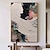 billiga Abstrakta målningar-oljemålning handgjord handmålad väggkonst abstrakt av kniv canvas målning heminredning dekor sträckt ram redo att hänga