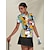 ieftine Colecția de designer-Pentru femei Tricou POLO Galben Manșon scurt Topuri Vestimenta Golf Doamnelor Haine Ținute Poartă Îmbrăcăminte