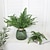cheap Artificial Plants-3pcs/set Artificial Evergreen Grass in a Persian-style Vase - Perfect Tabletop Decoration for Indoors and Outdoors, Ideal for DIY Landscape Designs, Plastic Plant Decor, Vase not Included.
