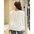 cheap Basic Women&#039;s Tops-T shirt Tee Women&#039;s White Yellow Pink Solid Colored Basic Street Daily Basic Round Neck S