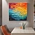 cheap Abstract Paintings-Handpainted Abstract Painting Palette Knife Painting Oil Painting Oil Artworks Artwork Modern Art Gifts Abstract Techniques Painting Frame Ready To Hang