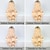 זול פיאות סינטטיות אופנתיות-פאות קוספליי פאות סינתטיות גלי טבעי בנג מסודר הוכן באמצעות מכונה פאה 26 אינץ&#039; זהב בהיר שיער סינטטי בגדי ריקוד נשים צבעים מרובים צבע מעורב