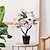baratos Flores Artificiais &amp; Vasos-planta em vaso de pessegueiro realista