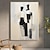 halpa Ihmisiä kuvaavat taulut-käsintehty musta taidemaalaus seinä pari seinätaiteen rakastaja nykyaikainen muotokuva abstrakti taideteos kangas kodin sisustus olohuoneeseen makuuhuoneeseen ilman kehystä