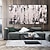 cheap Abstract Paintings-Large Hand painted Abstract Painting Black and White 3D Textured Wall Art Modern Wall Canvas Painting White 3D Textured Wall Art Decor