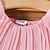 cheap Dresses-Kids Girls&#039; Dress Solid Color Sleeveless Party Outdoor Casual Fashion Daily Casual Polyester Summer Spring Fall 2-13 Years Pink