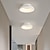 お買い得  シーリングライト-天井照明に近いクリエイティブな白い天井ライト LED フラッシュマウント天井ランプ、ダイニングルーム、廊下、リビングルーム、寝室、ポーチ用のシンプルでモダンな調光可能な照明器具