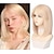 billiga äldre peruk-lockigt vågig kort bob peruk med lugg för flickor kvinnor daglig användning axellängd sidodel syntetiskt hår ersättning peruker naturligt utseende 12 tum