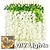 זול חוט נורות לד-12 יחידות ויסטריה לבנה תלויה פרחים עם אורות פיות, זר ויסטריה תלוי מלאכותי למסיבת חתונה רקע בית קישוטי קיר