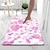 baratos Tapetes e Esteiras-Tapetes de banho florais para banheiro, criativo, absorvente, terra diatomácea, antiderrapante