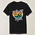 preiswerte Karnevalskostüme-LGBTQ LGBTQ T-Shirt-Ärmel Pride-Shirts Regenbogen Wieder schwul aufgewacht Komisch Lesbisch Fröhlich Für Paar Unisex Erwachsene Maskerade Heißprägen Pride Parade Pride-Monat