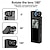ieftine Aparate video-l9 portabil wifi mini hd 1080p instrument de aplicare a legii 180 lentilă rotativă cameră video dv cu viziune pe timp de noapte