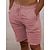 cheap Linen Shorts-Men&#039;s Shorts Linen Shorts Summer Shorts Beach Shorts Drawstring Elastic Waist Plain Breathable Knee Length Yoga Beach Hawaiian Casual White Yellow