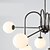 ieftine Lumini pandantive-candelabru sputnik 8 lumini negru mijlocul secolului pandantiv cu abajur glob de sticlă plafon modern pentru bucătărie sufragerie living