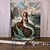 billiga måleri, teckning och konsttillbehör-måla efter siffror för vuxna sjöjungfru gör-det-själv digital oljemålning akrylfärg avkopplande målarsatser duk väggkonst färgglad hav sovrum väggdekor 16 * 20 tum