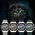 cheap Quartz Watches-CURREN Fashionable Sports Multifunctional Chronograph Quartz Watch with Silicone Strap Creative Design Dial Luminous Hands Watch 8462