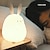 billige Baby &amp; Kids&#039; Night Lights-søt kanin nattlampe kanin silikonlampe for barn dekorativ bordlampe bordlampe for bordlampe for barn nattlampe bord nattlampe tegneserie nattbordslampe tegneserie nattlampe ladbar