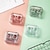 billige Smykkeoppbevaring-bærbart gjennomsiktig kontaktlinsedeksel - enkel, søt og elegant partneroppbevaringsboks for kontaktlinsene dine