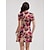 levne Designová kolekce-Dámské Tenisové šaty golfové šaty Růžová Krátký rukáv Šaty Dámské golfové oblečení oblečení oblečení oblečení oblečení