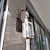 Недорогие Бра-Наружный настенный светильник 44 см, металлический комплект со стеклянным абажуром, промышленное настенное крепление, бра, украшение для помещения