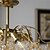 abordables Chandeliers en Cristal-lustre plafonnier 1 tête lumière chaude 50/65/80 cm lampe en cristal branche de fer spectre complet romantique rétro lumière luxe chambre salle à manger salon 110-240 v