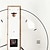 abordables Detalles para la pared-Reloj de pared simple nórdico moderno de madera maciza cuadrado silencioso reloj redondo decorativo para sala de estar dormitorio 40 50 cm